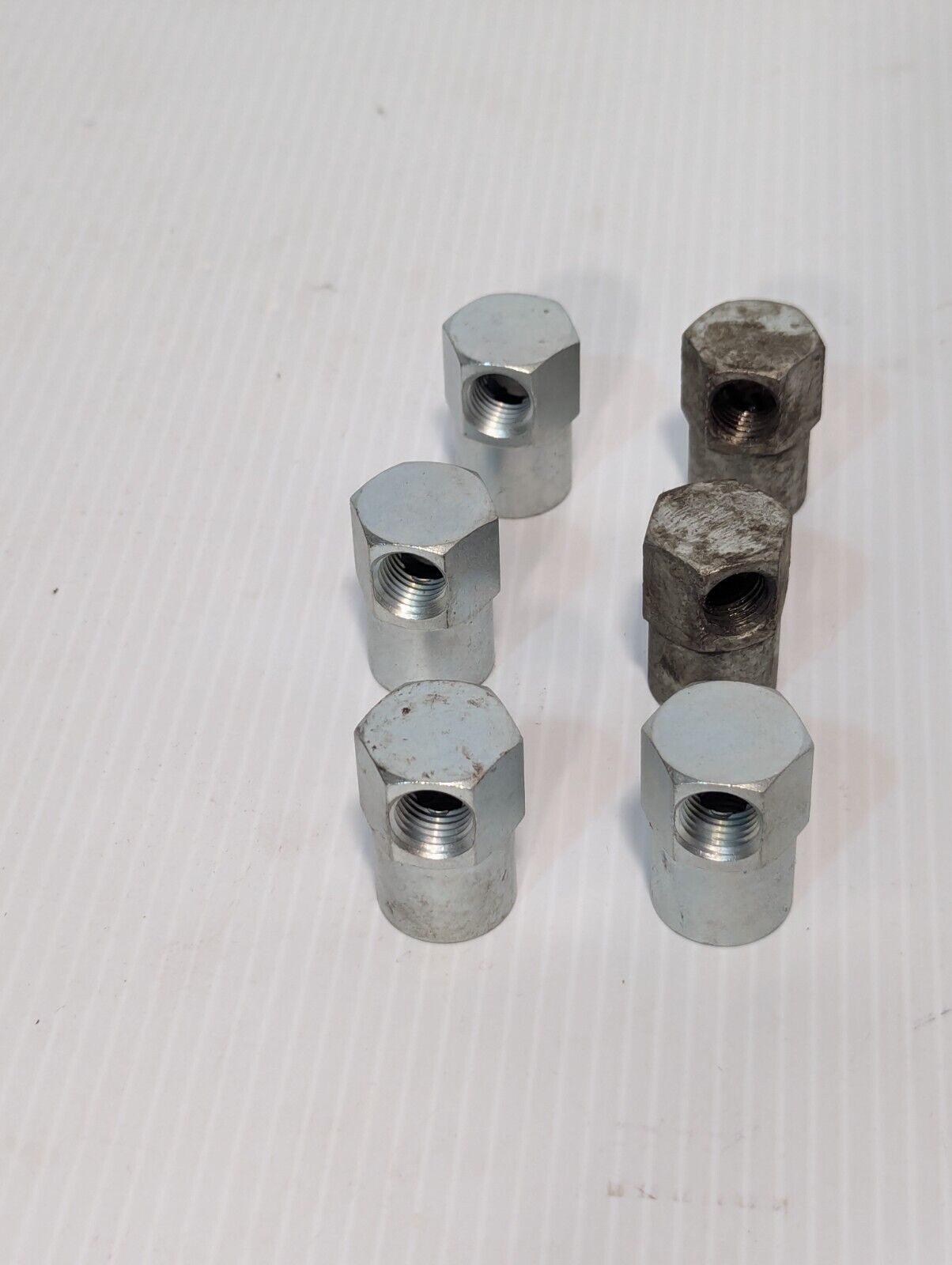 Lot of 6 PCS Company HS-4 Zinc Plated Hex Elbow, 1-3/8" Length - Free Shipping