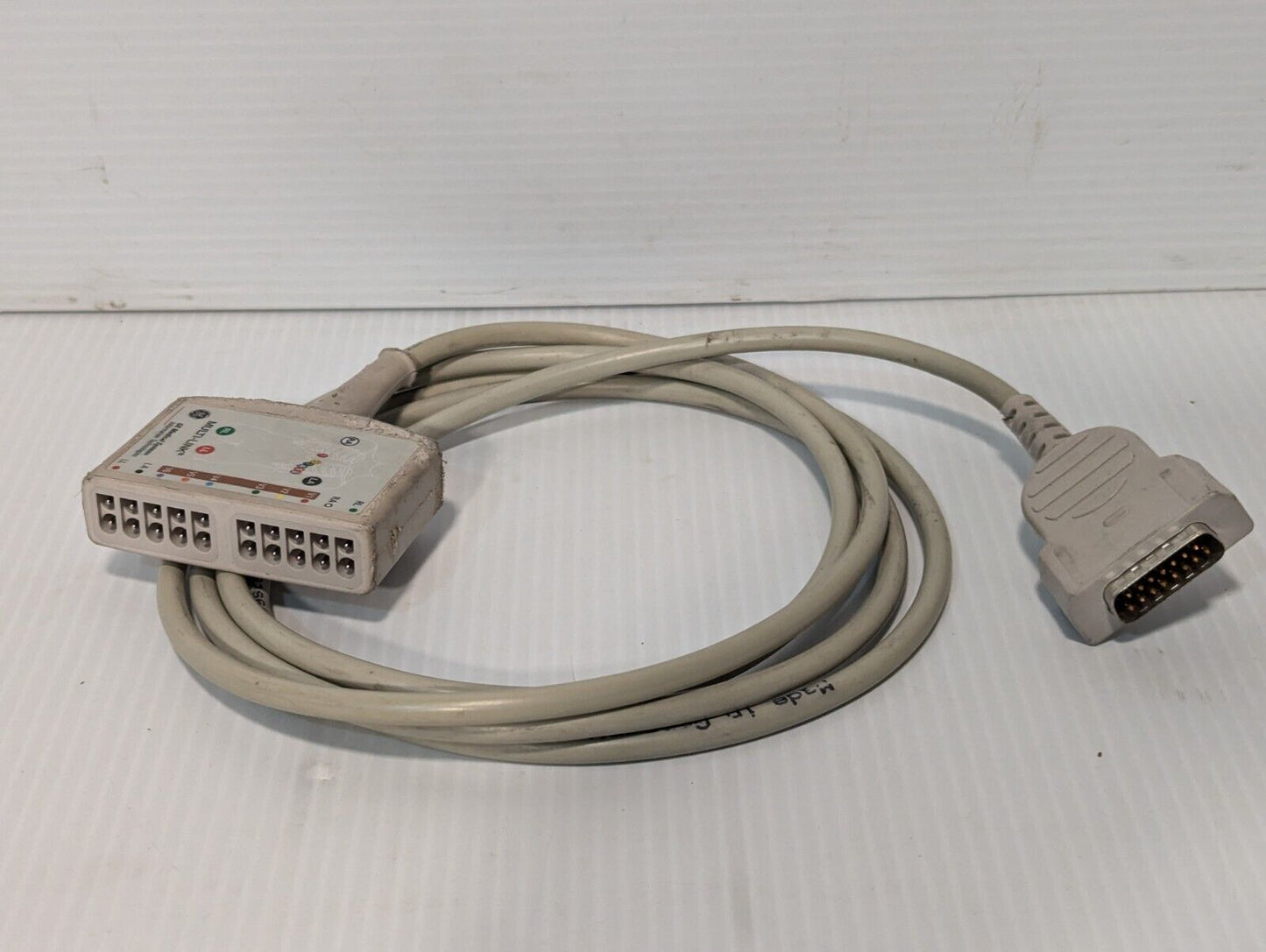 GE 22341809 Marquette Compatible 10-Lead EKG Trunk Cable - Free Shipping