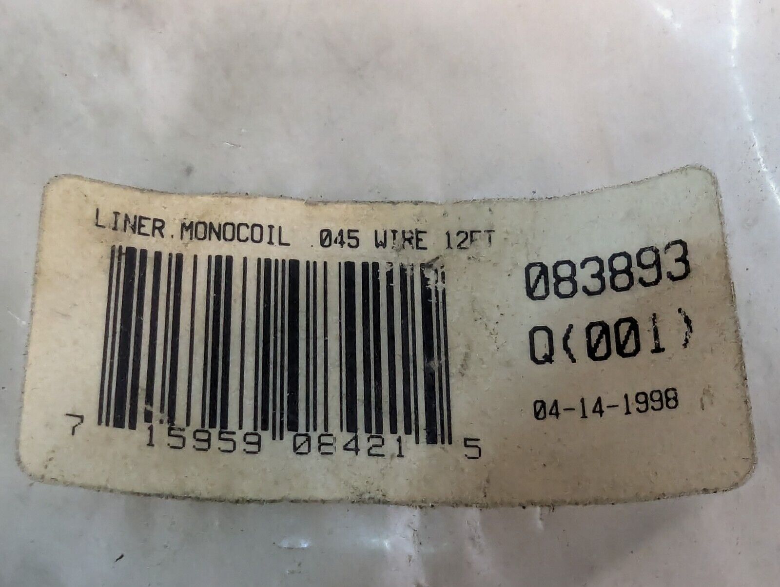 Miller 083893 Monocoil Liner .045 Wire 12FT - Free Shipping+Returns