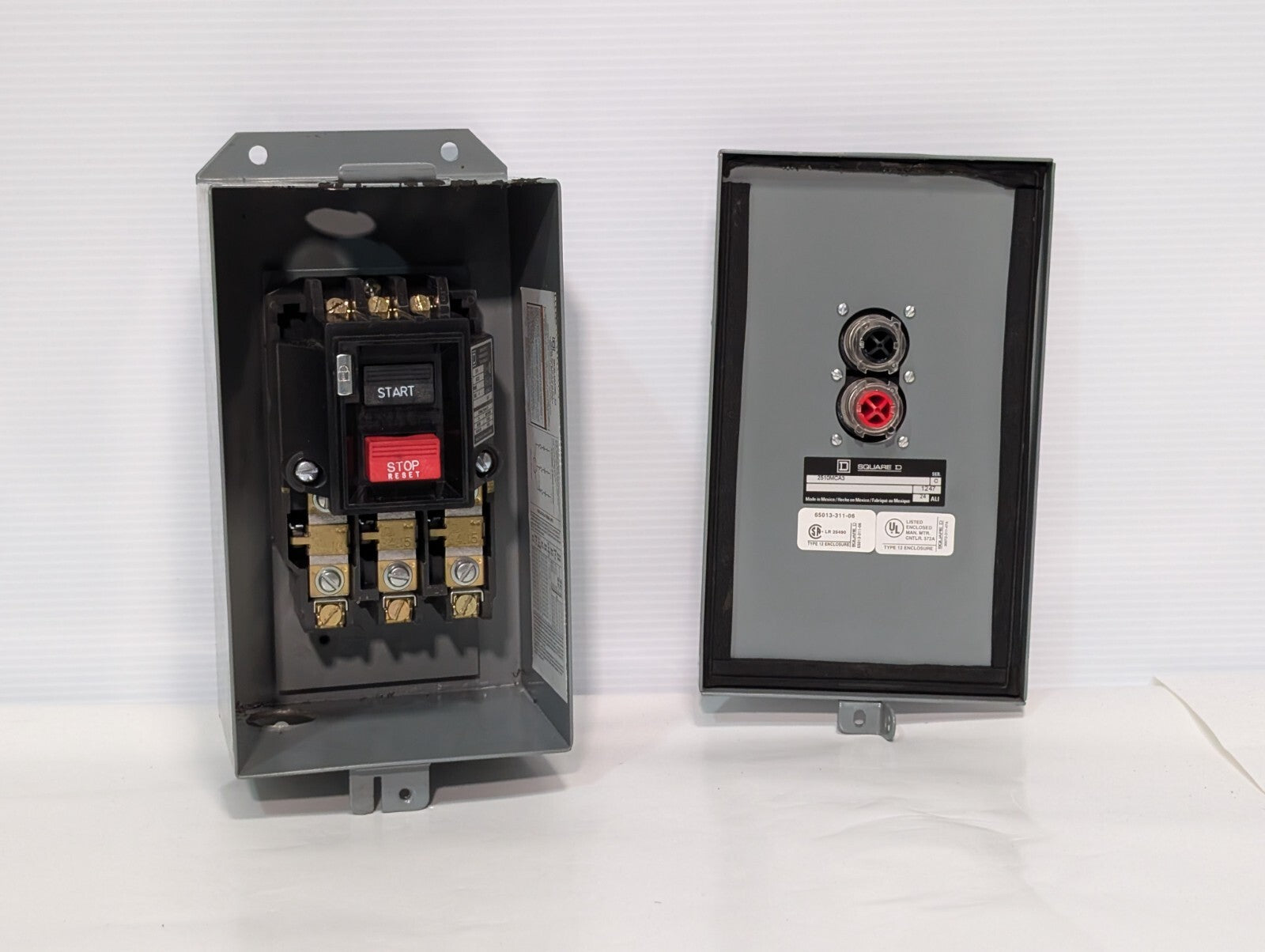 Square D 2510 MCA3 Manual Motor Starter in Enclosure, Non-Reversing, 27A, 3 Pole