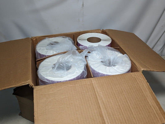 15 rolls of Honeywell E27330-OPT3 stickers, 3 in width, 0.75 in length, purple