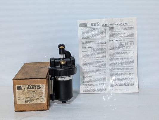 Watts L606-04W M9 Lubricator 250PSI 150 Degree Max Temp 1/2" NPT