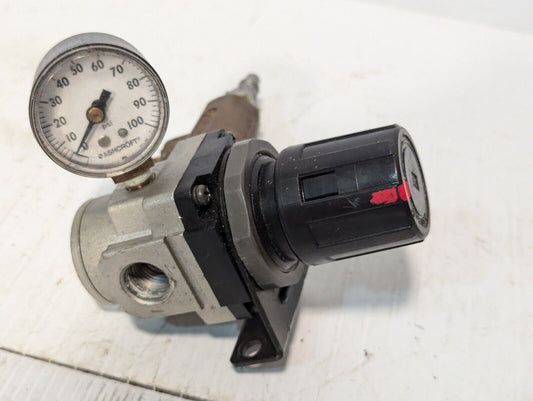 SMC NAR3000-N03 Pneumatic Regulator, 0.05-0.85MPa with 0-100psi Gauge -Free Ship