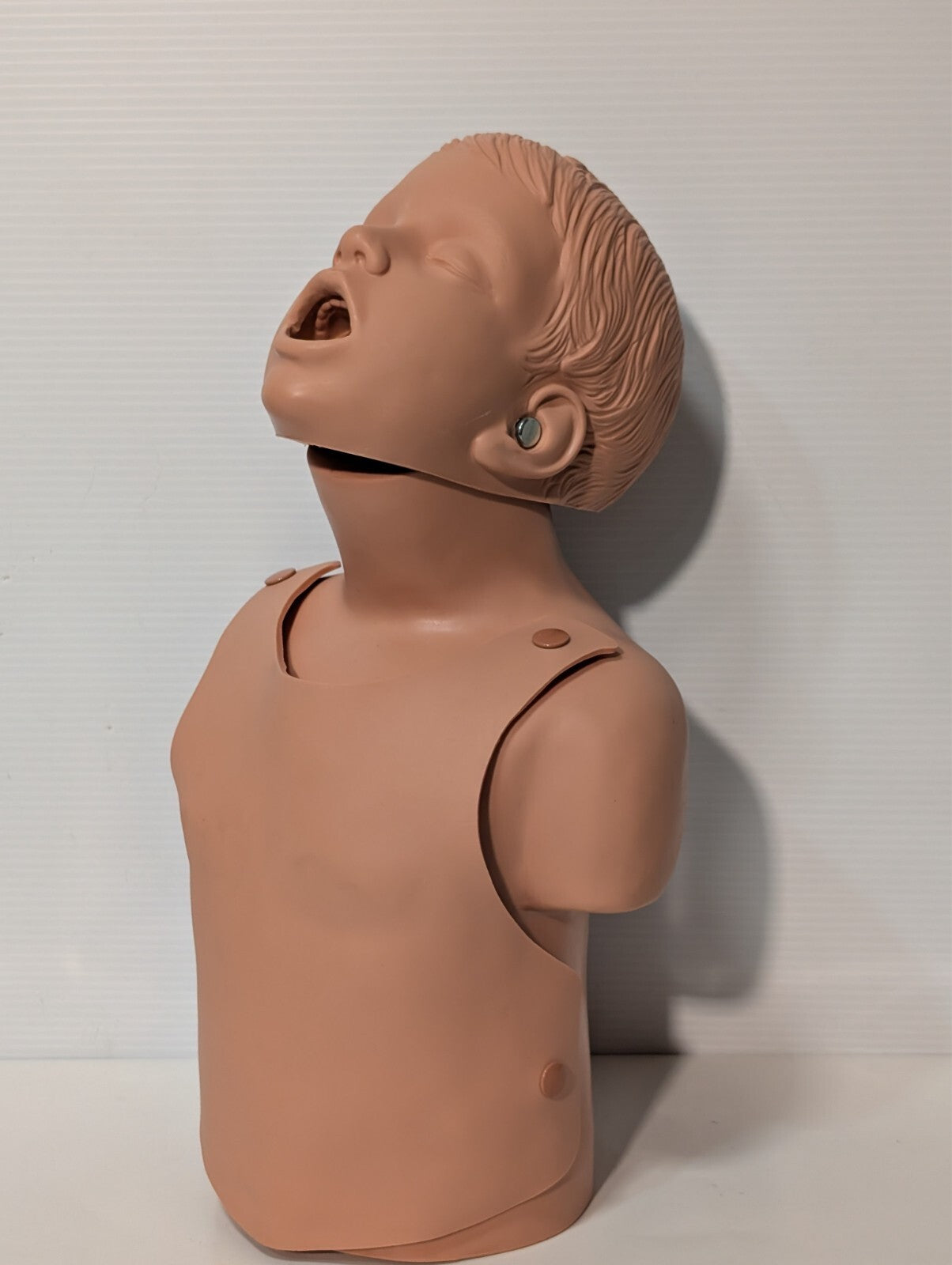 (1) SIMULAIDS SANI-Child CPR Child Training Manikin w/ 100 Pack Lungs as shown