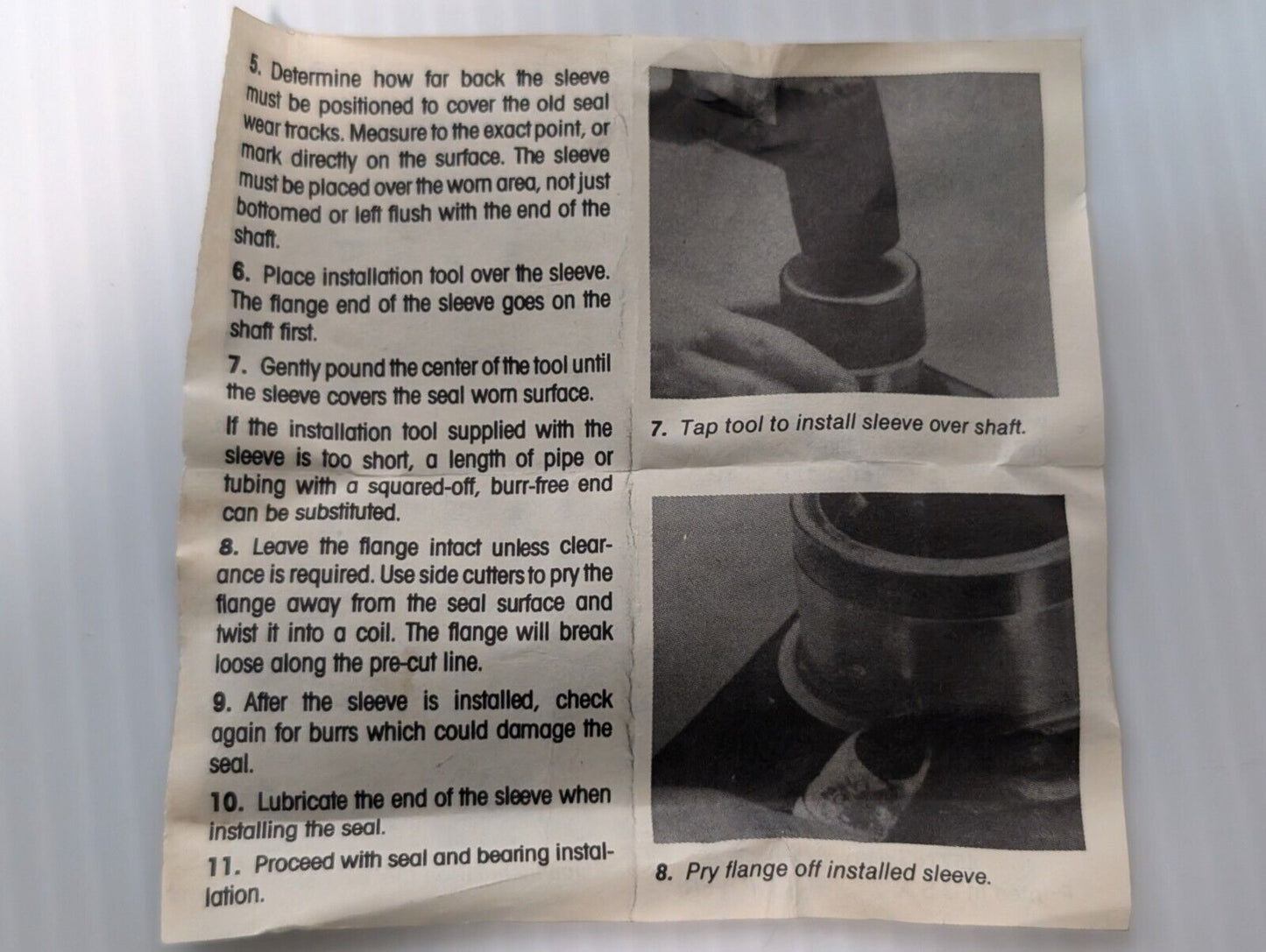 Speedi-Sleeve / SKF 99143 Shaft Sleeve, 1-7/16" Bore & Returns