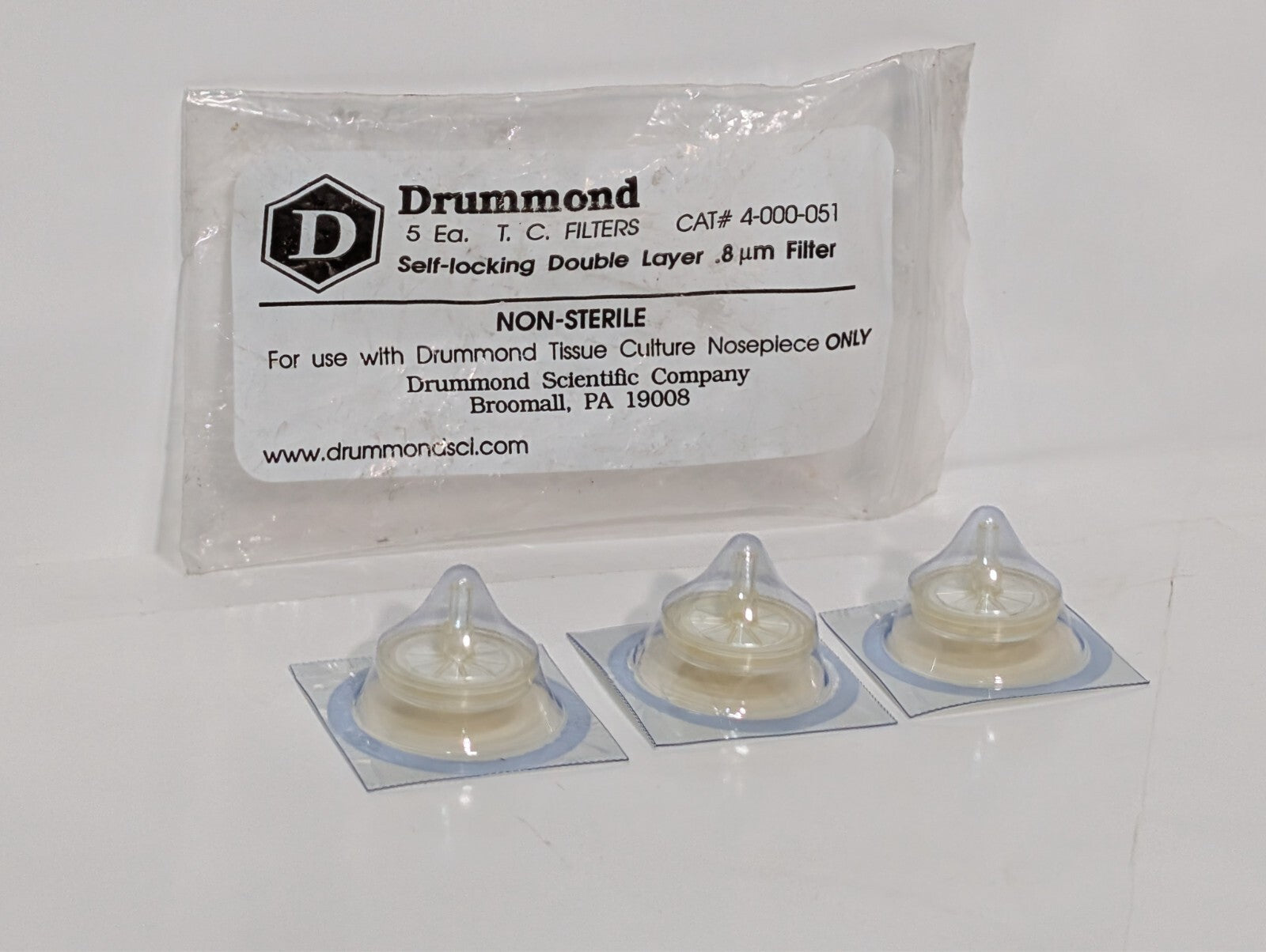 [3] NEW Drummond 4-000-051 Self Locking Filter Double Layer