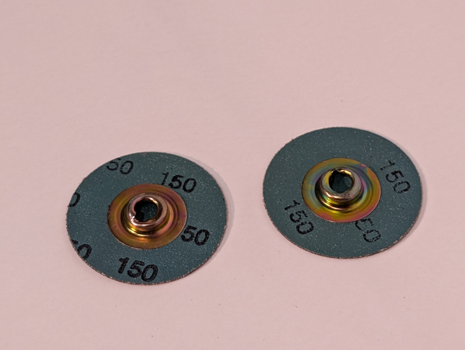 Standard Abrasives 100ct 522309 SOCATT Laminated Discs, 1-1/2", 150 Grit, 2 Ply