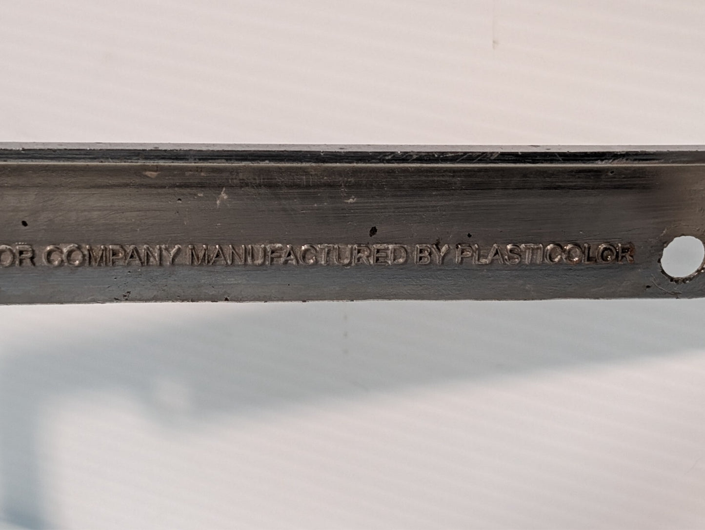 (2) Ford Metal Silver License Plate Frame Holder Metal Pattern Mustang GT Viper