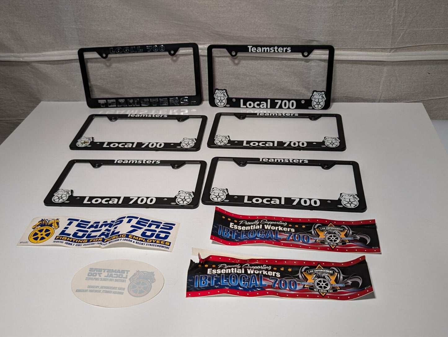 Teamsters Local 700 License Plate Bumper Stickers Paraphernalia