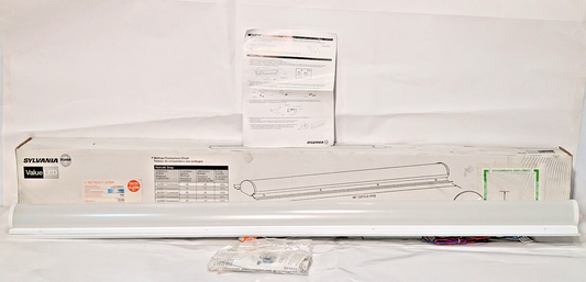 Sylvania 4' Retrofit Strip, 61476, 5000K Daylight, 0-10V Dimmable, 30W, 120-277V