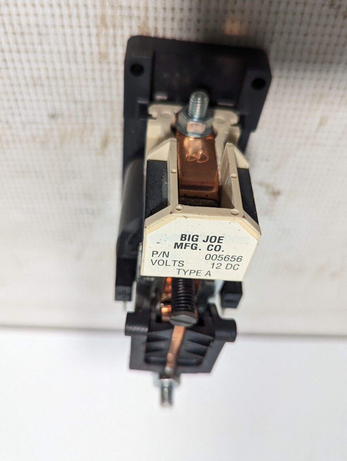 Big Joe 005656 Contactor, 12VDC Type A 18417-1 - Free Shipping