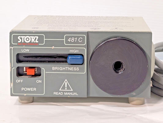 Storz 481C Miniature Lightsource, Endoscopy, 117 VAC, 50/60 Hz, Made in USA