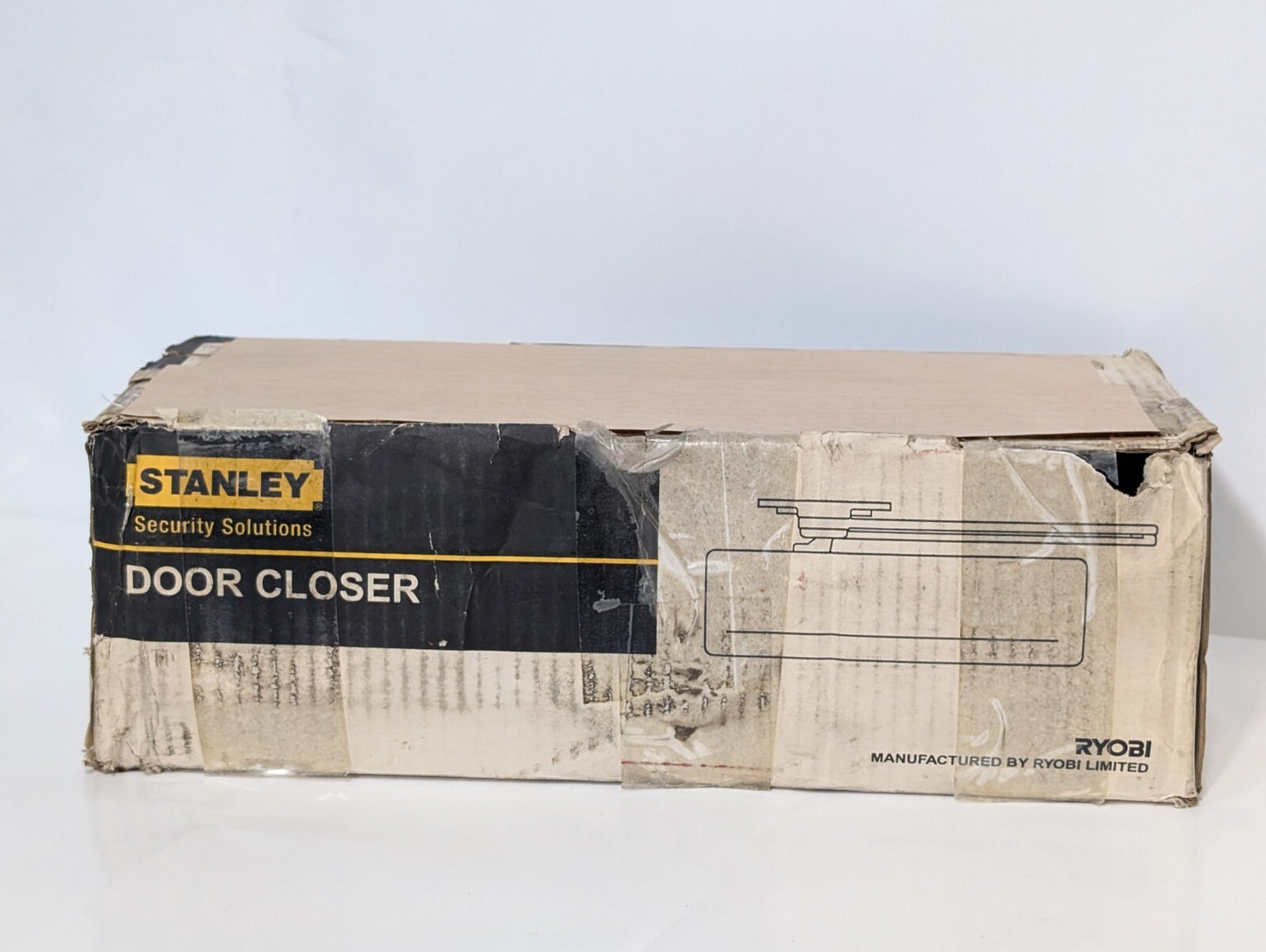 Stanley D-3551 Commercial Hardware Door Closer with Aluminum Finish DA Model