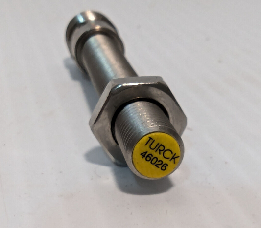 Turck 46026 Inductive Sensor, 8mm, threaded barrel, stainless steel, Free Ship.