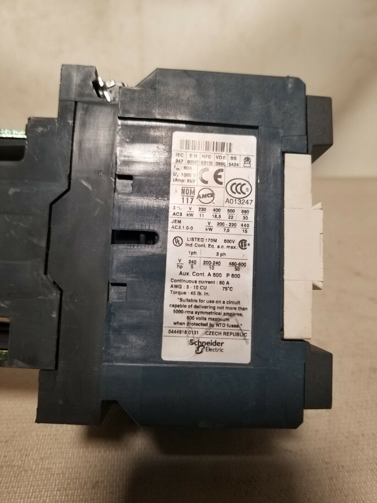 Telemecanique LP1 D40004 contactor