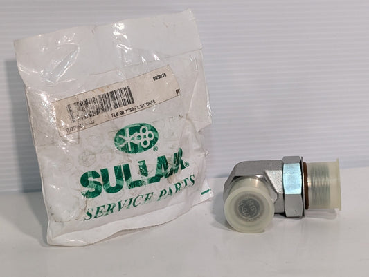 Sullair 02250152-544 Elbow Connector 90°, 1" SAE x 3/4" ORFS Compressor Part
