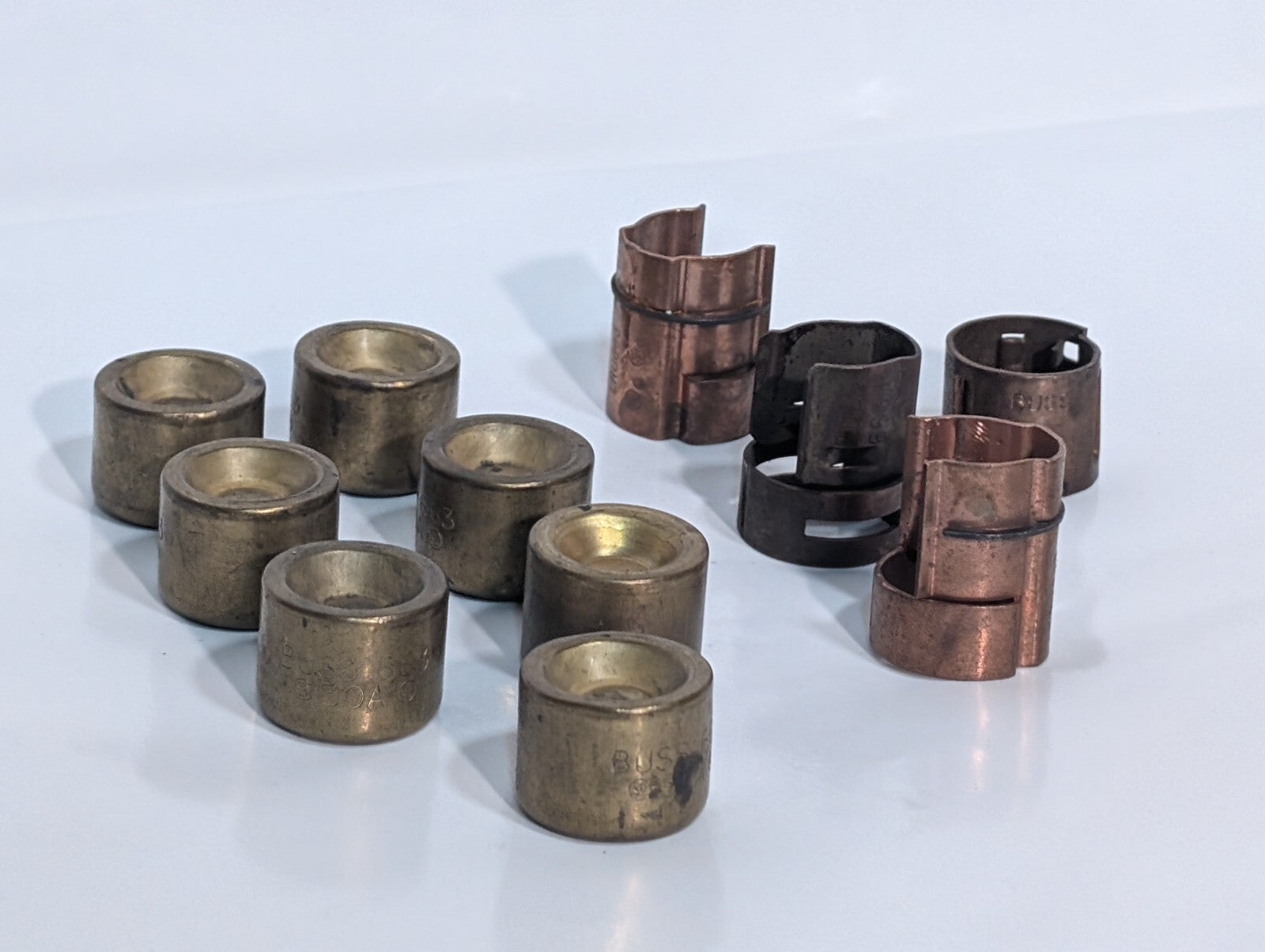 11 Pieces Buss 663-R Fuse Reducer Components, 3 Sets plus 5 Additional Pieces