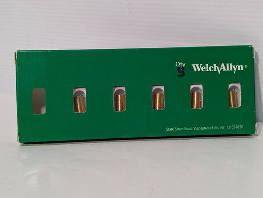 5-Pack Welch Allyn 04900-U6 3.5V Ophthalmoscope Halogen Lamp Bulbs Part 901000