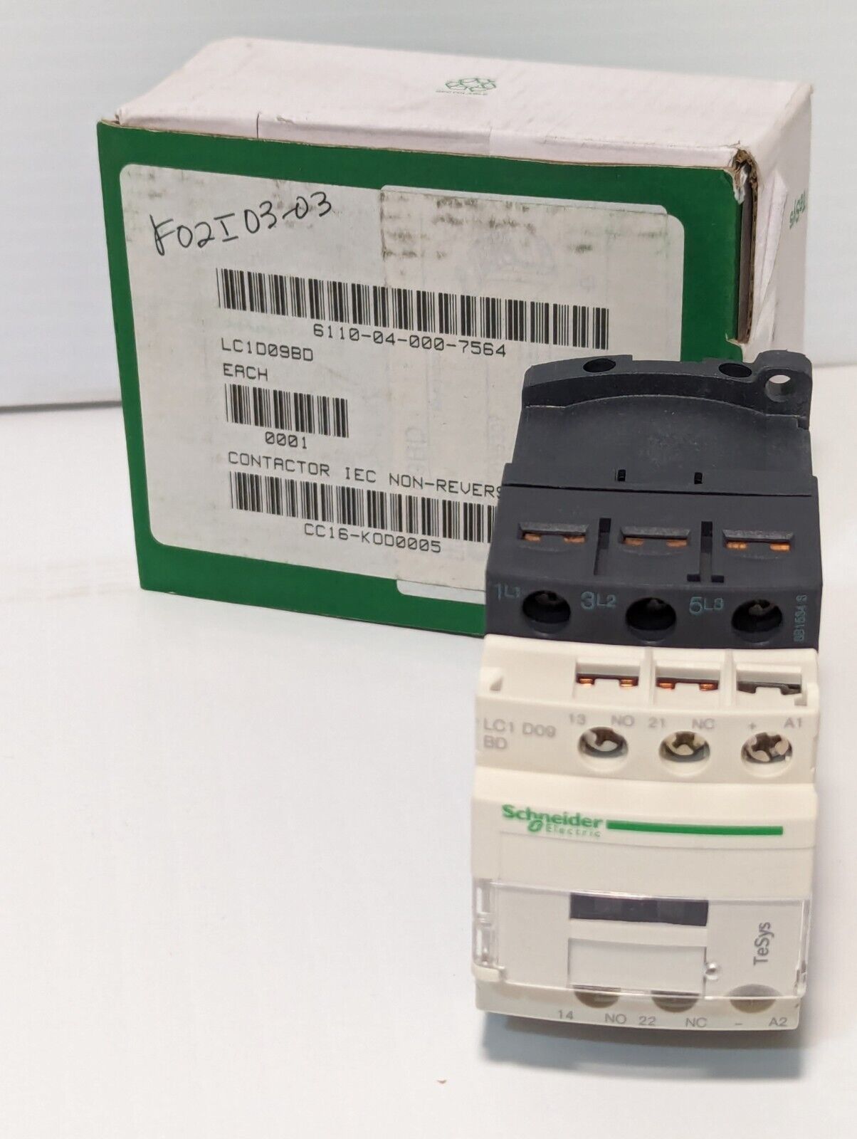 Schneider  6110040007564 Industrial Control System LC1D09BD - Free Shipping