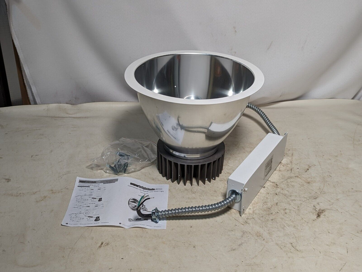 superbrightleds DCL10D-CW40 Commercial LED Downlight Retrofit for 10" Cans - Rec