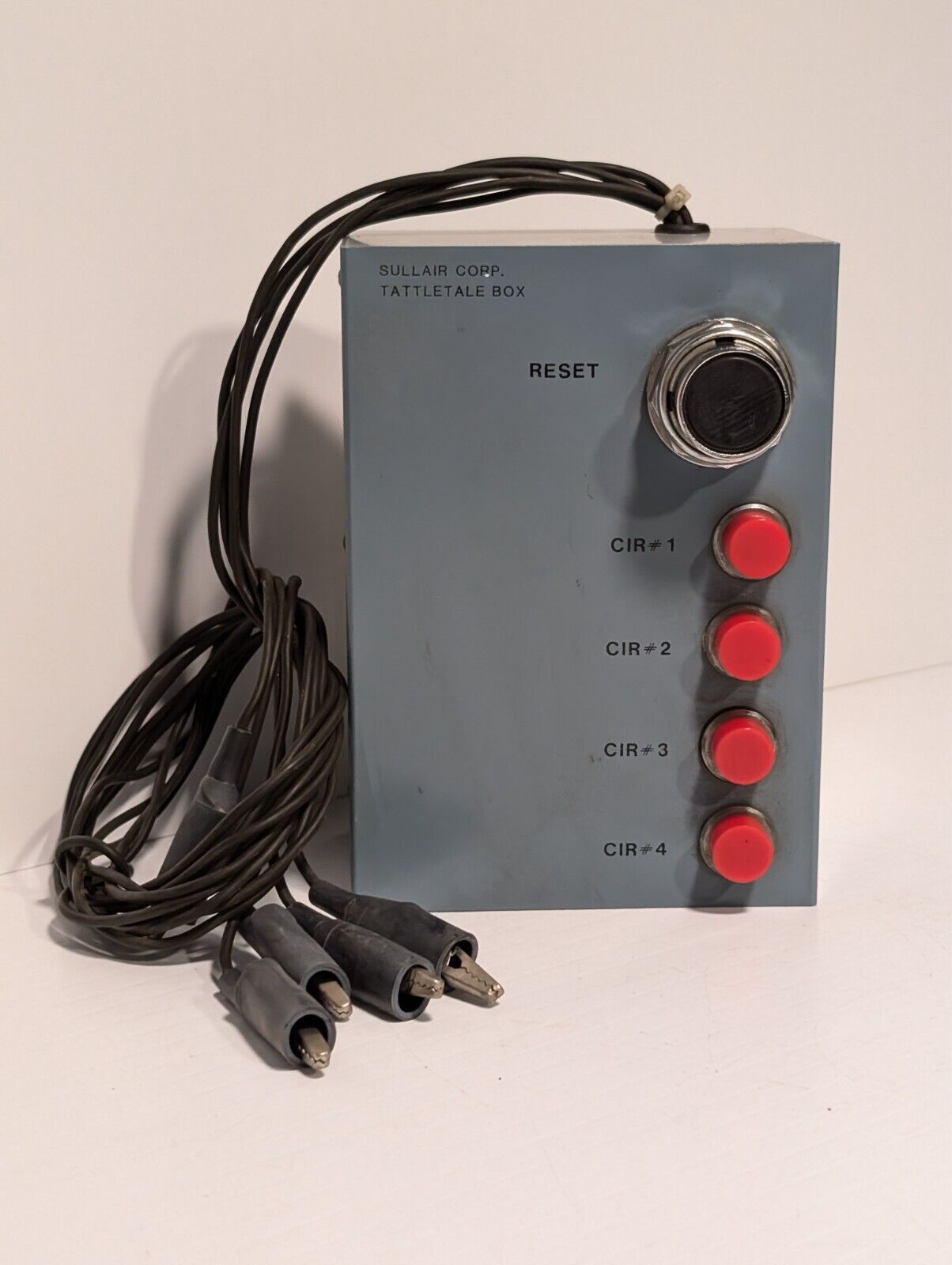 Sullair Tattletale box for Sullair compressors, 4 cir, 5 wires/alligator clips