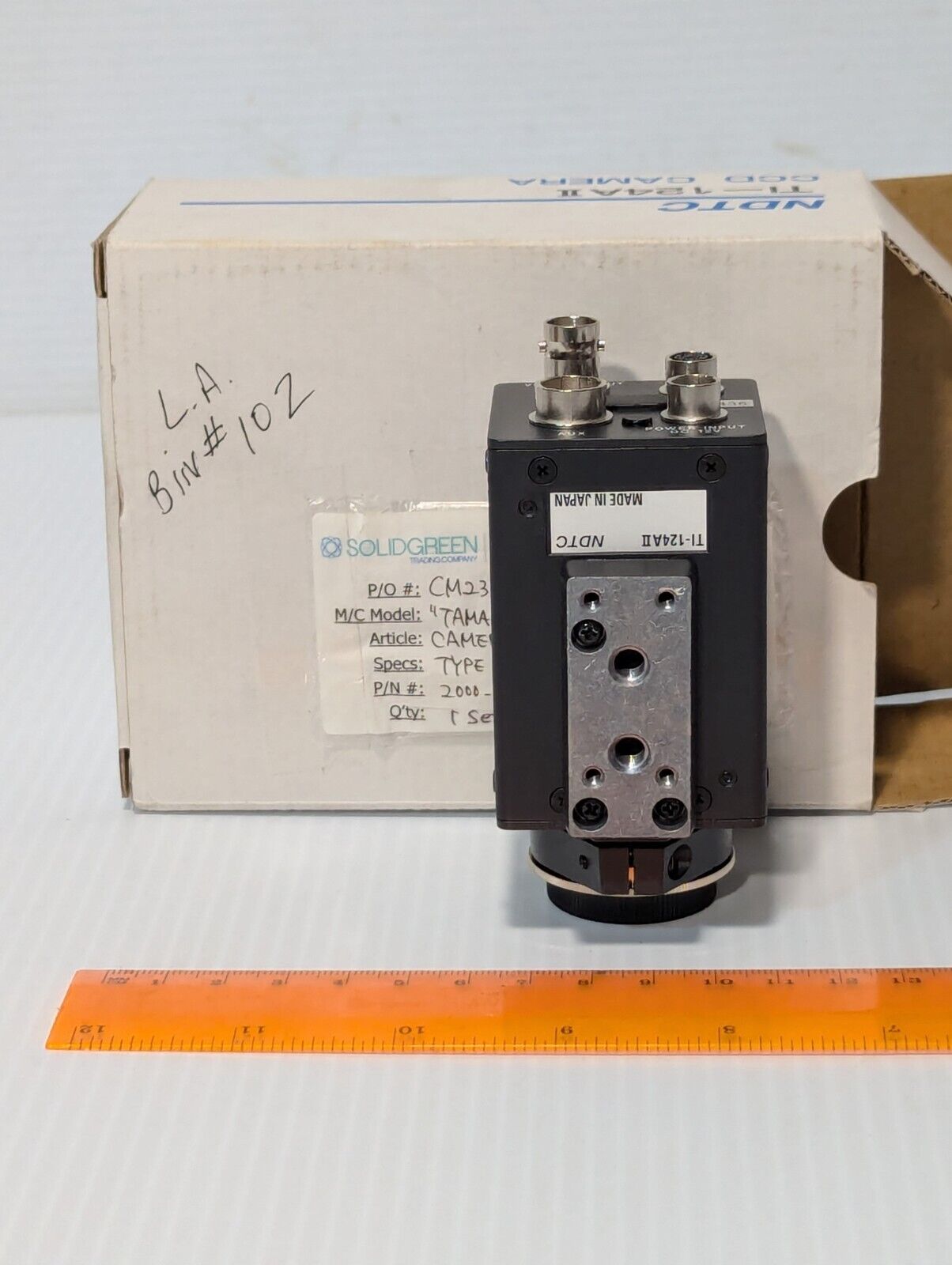 NDTC TI-124A2 CCD Camera & Power Supply - Free Shipping+Returns