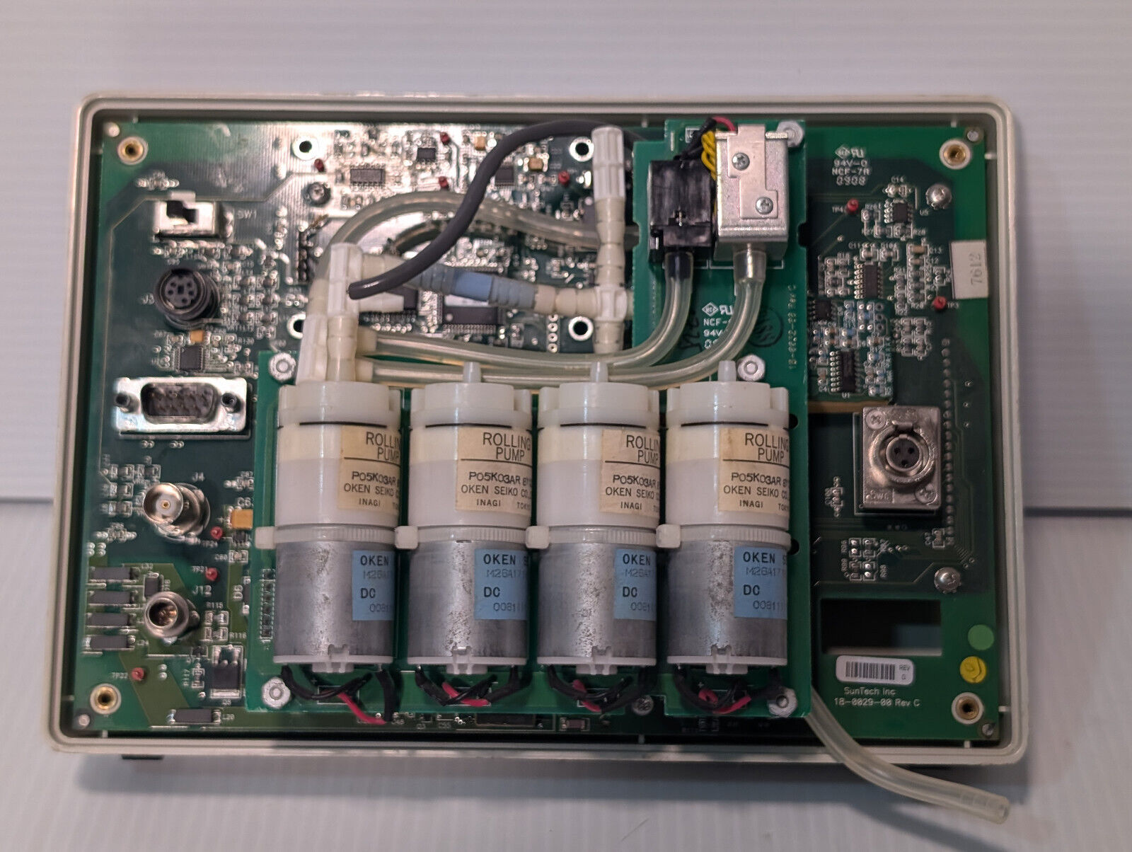 SunTech Tango+ Stress Monitor -For Parts- 18-0029-00, Rev C, 6 VDC,Made in Japan