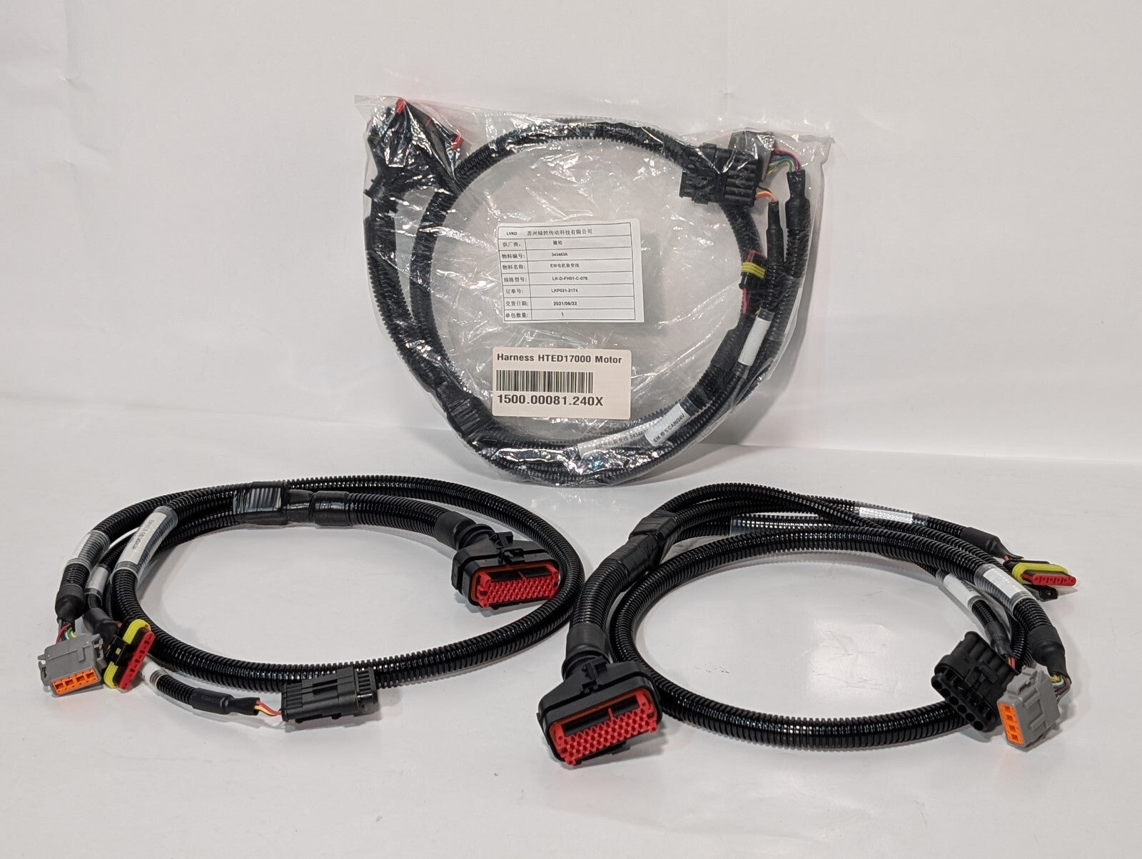 Suzhou Green Control LK-D-FH01-C-078 EM Motor Resolver Line Harness HTED17000