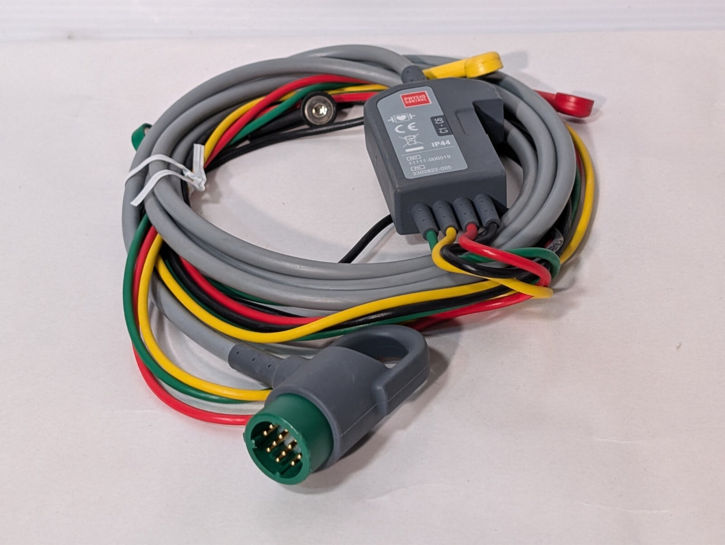 (1) Physio Control 4-wire Limb Cable REF: 11111-000019 PN: 3302822-005 ECG Cable