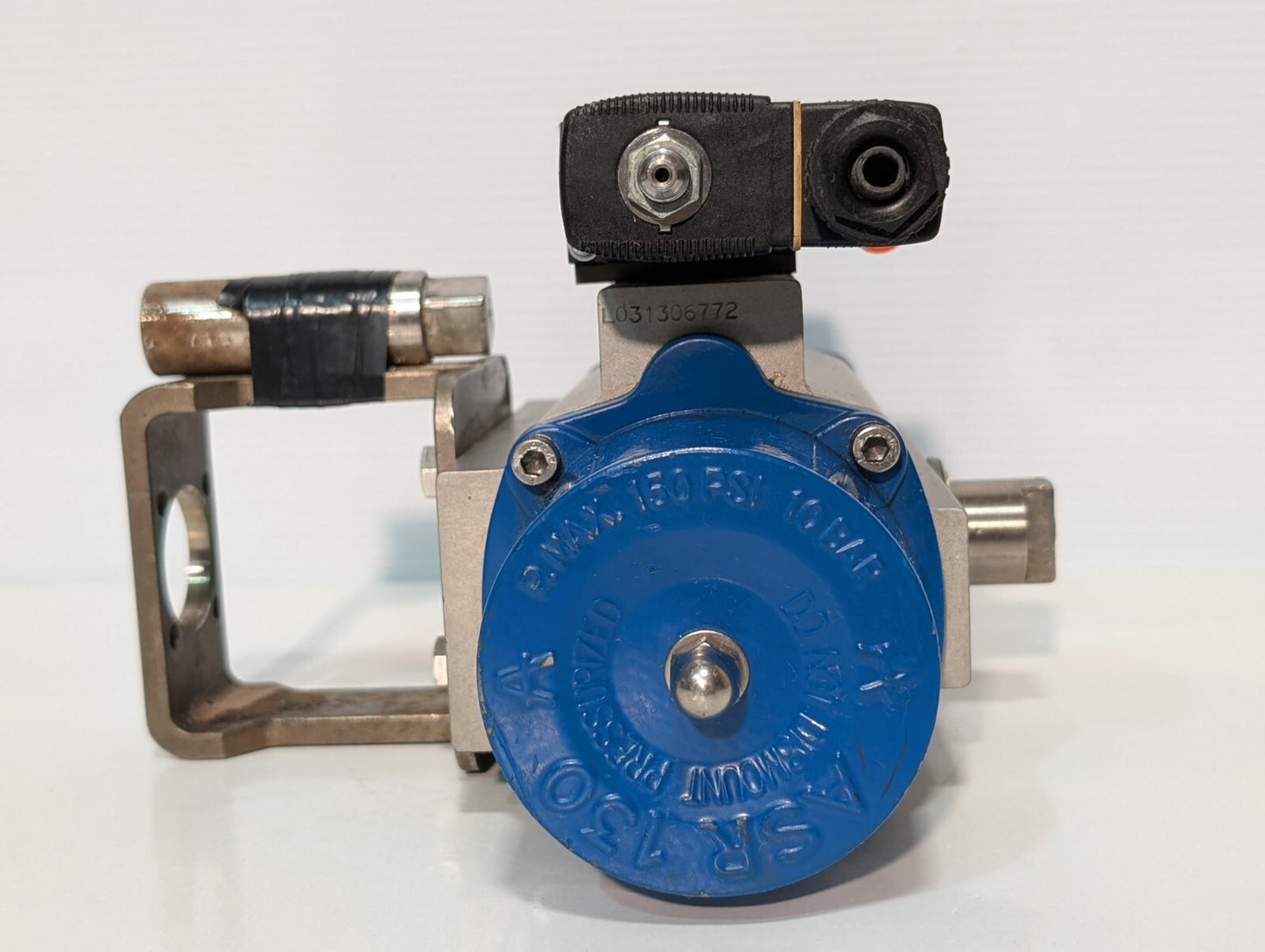 Spirax Sarco Ball Valve Pneumatic Actuator 150PSI 10BAR w/ Berkert 6519 Solenoid