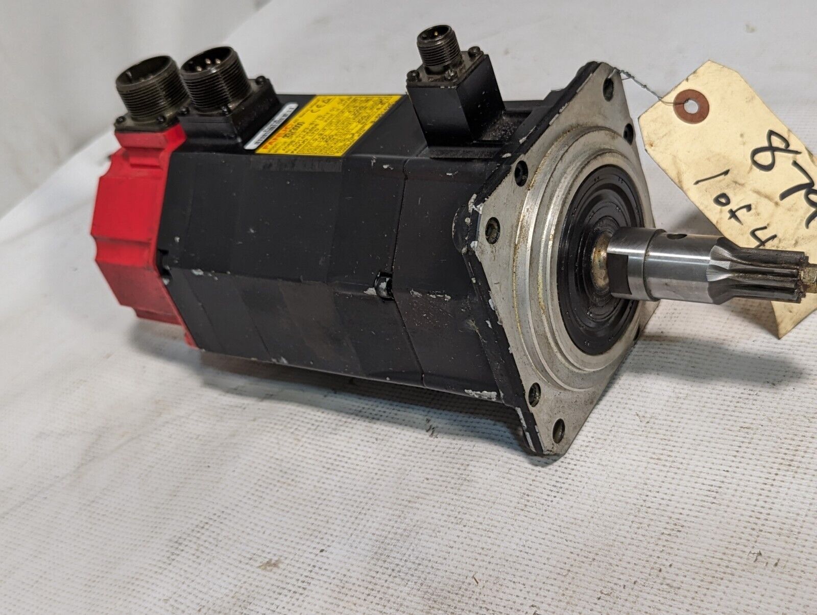 FANUC a3/3000 AC Servo Motor, A06B-0123-B175, 127V 3PH 3000RPM