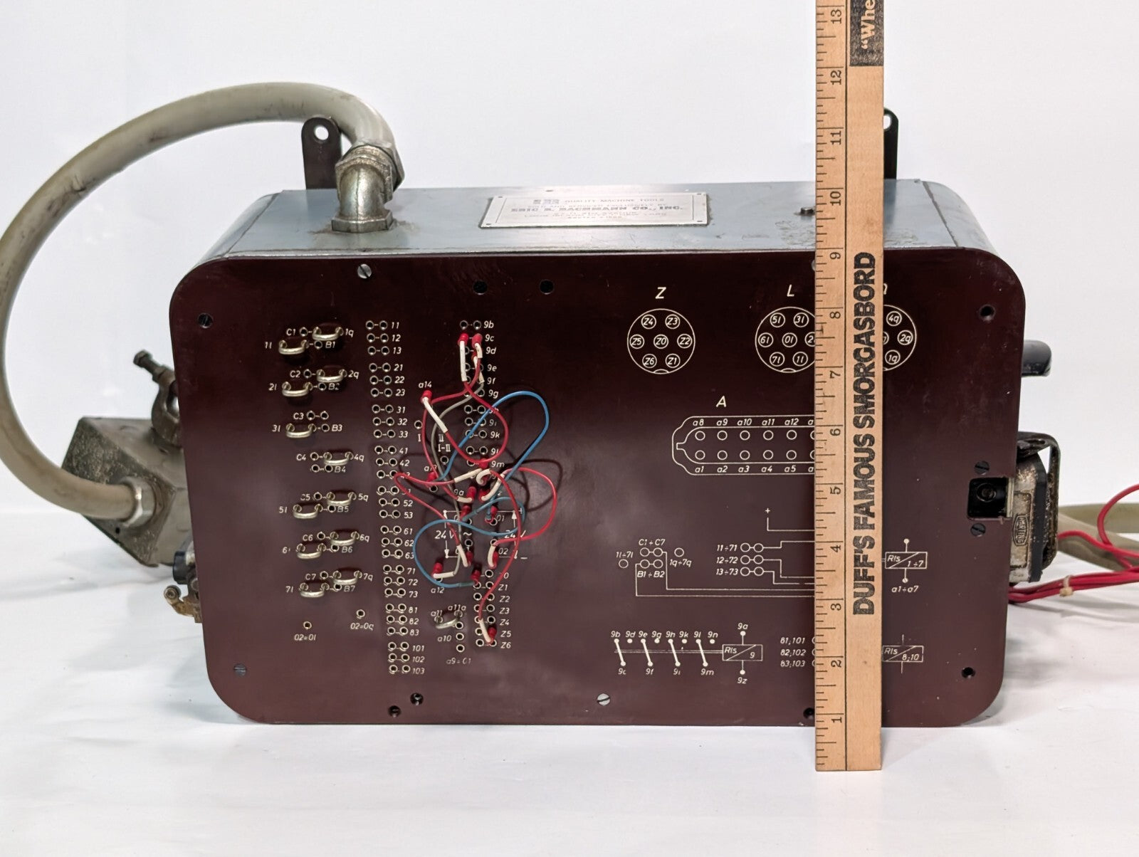 Vintage Bachmann Control Panel with Multiple Wiring Points, Excellent Prop