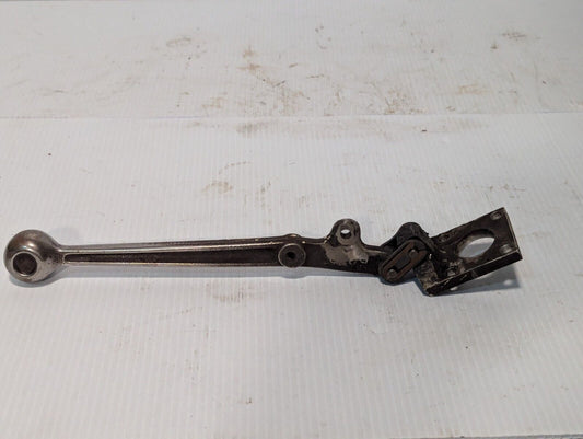 Steampunk 9.75 inch long steel handle with base, marked 8349, hinged