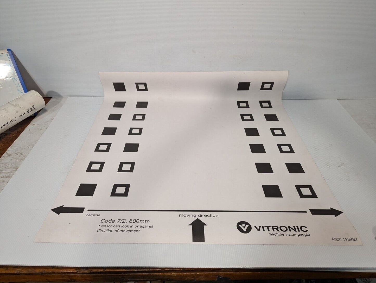 Vitronic 113992 Calibration Mat, Code 7/2 800mm - Free Shipping