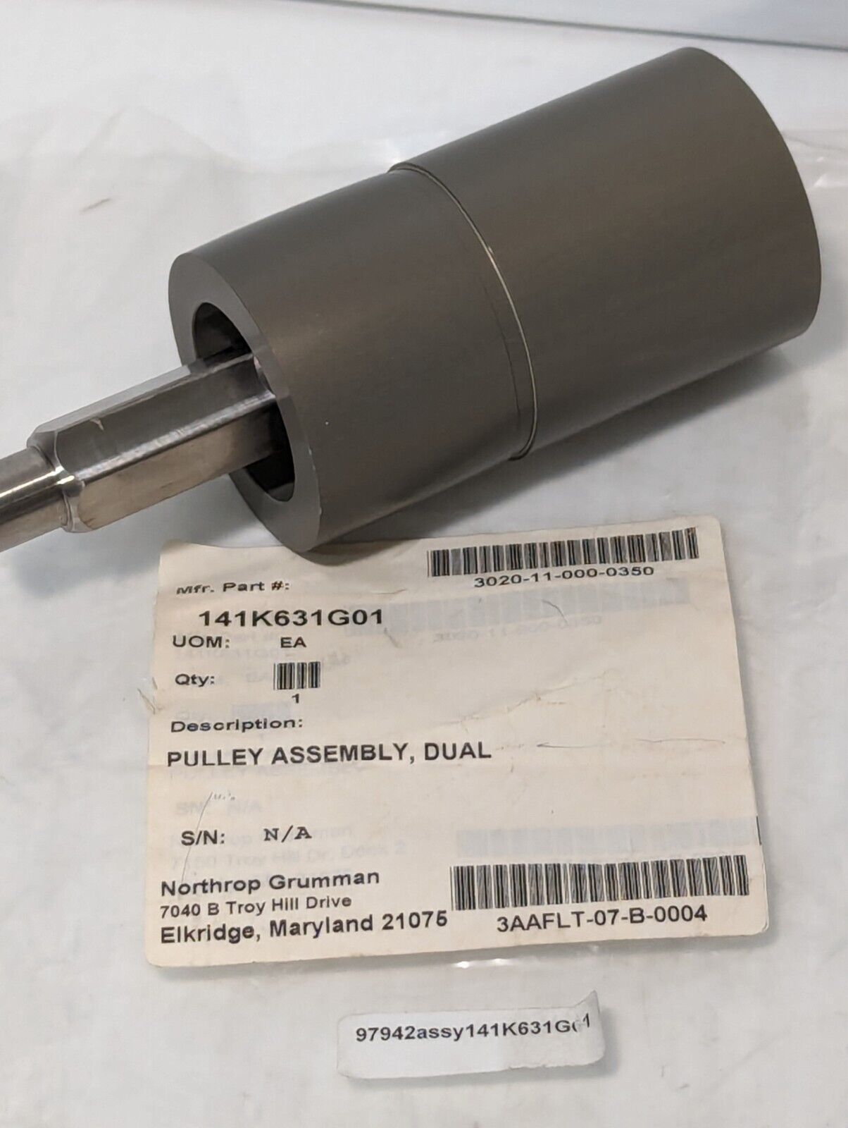 141K631G01 Dual Pulley Assy 3020-11-000-0350 - Free Shipping