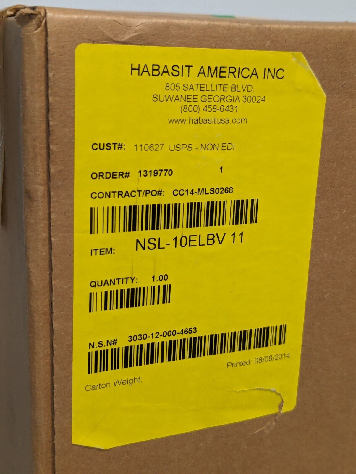 Habasit 3030-12-000-4653 NSL-10ELBV11 Tub Inductor Belt, 15x91" - Free Shipping