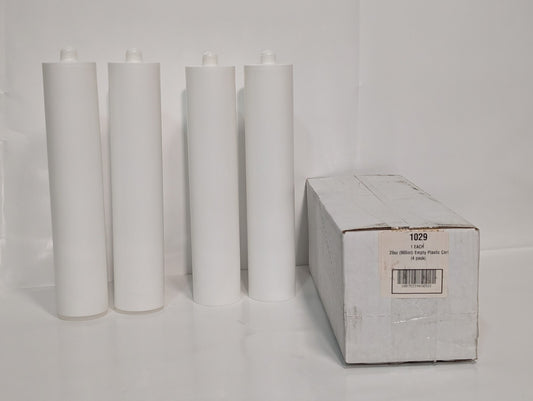 [4] Red Devil 1029 29oz (900ml) Empty Plastic Caulk Tubes, Reusable, USA