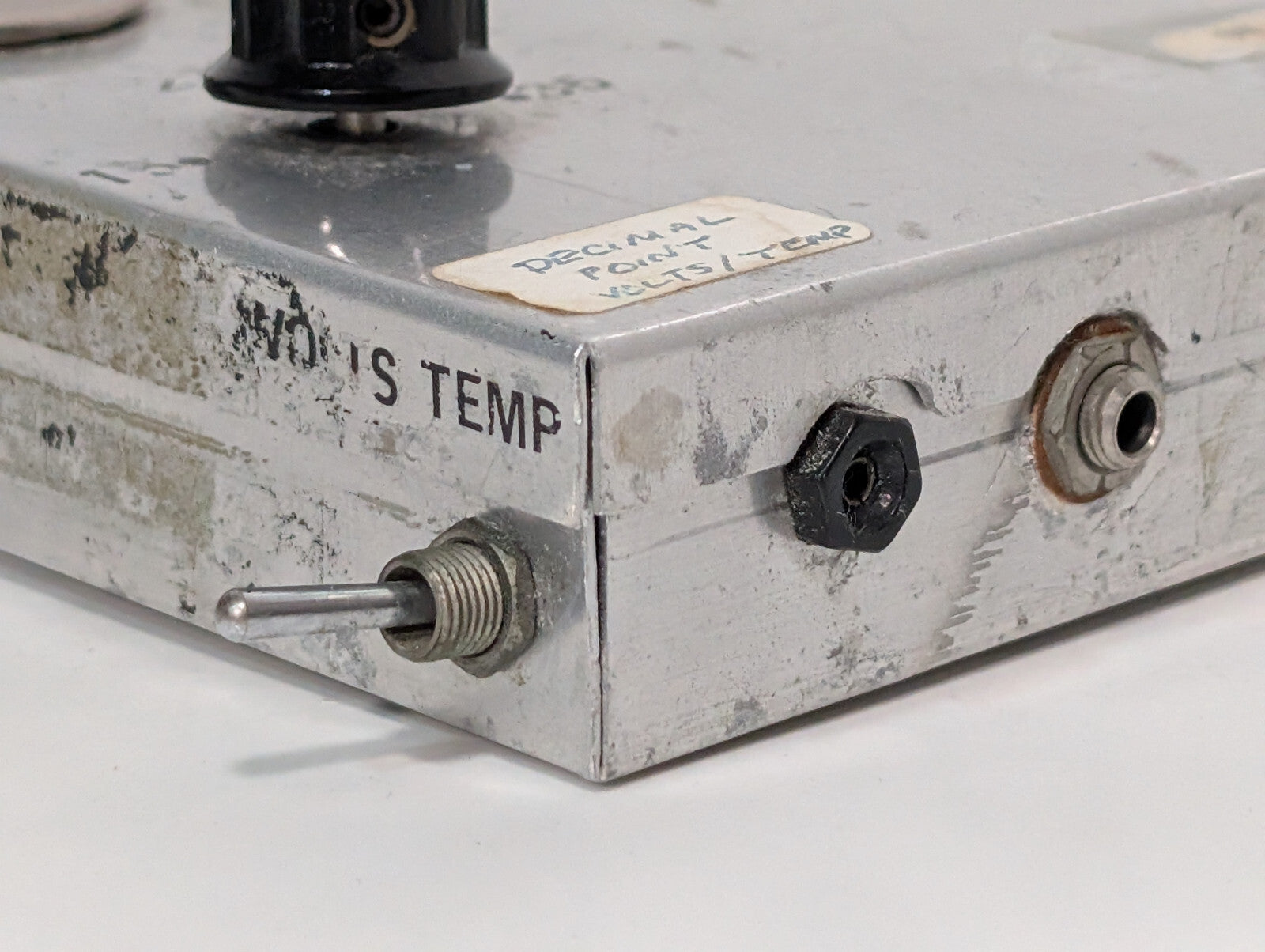 Unidentified Control Panel Box Offset Dial, pH Dip Switches, Volts/ Temp, Toggle