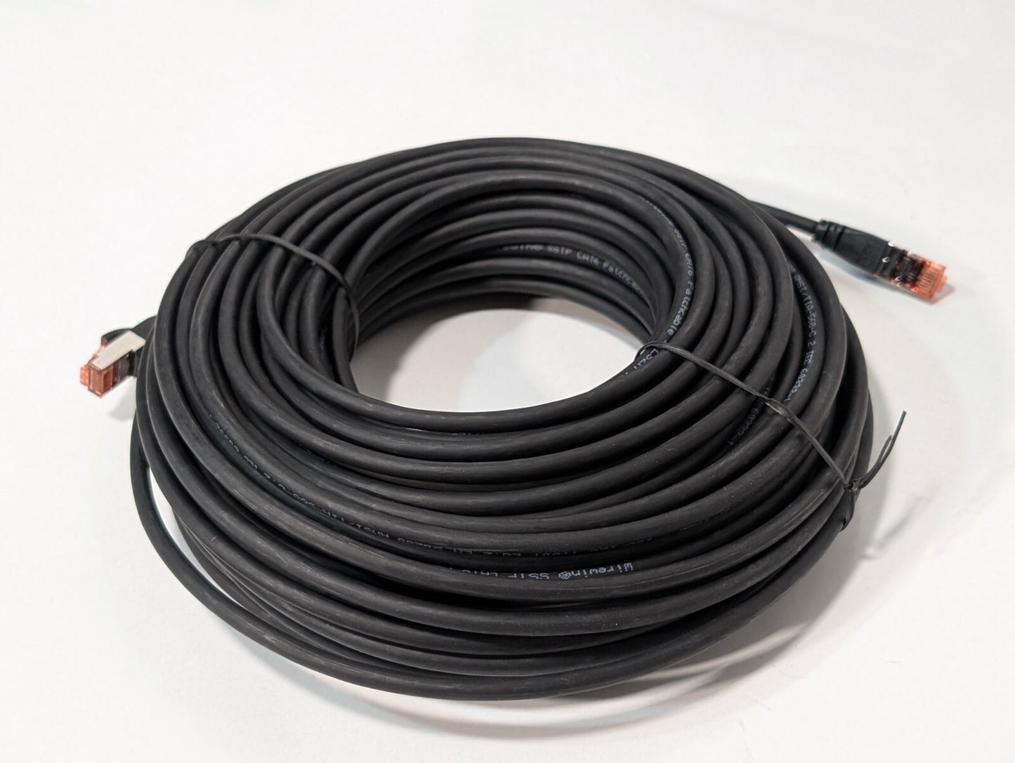 (4) Wirewin PKW-PIMP-KAT6 Weiss CAT6 Patch Cord, S/FTP, LSZH