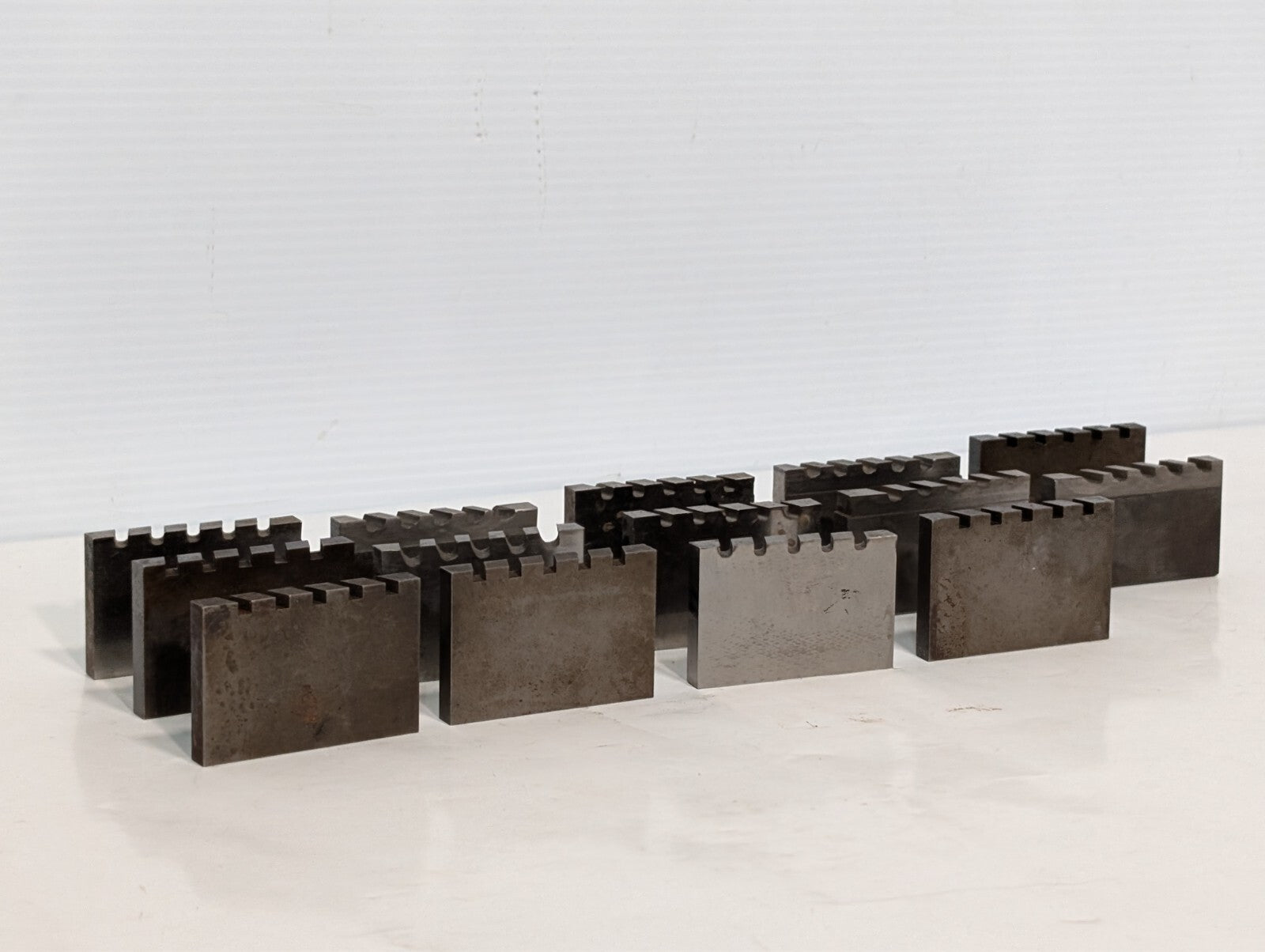 (14) Squared Notched Trowel Pieces
