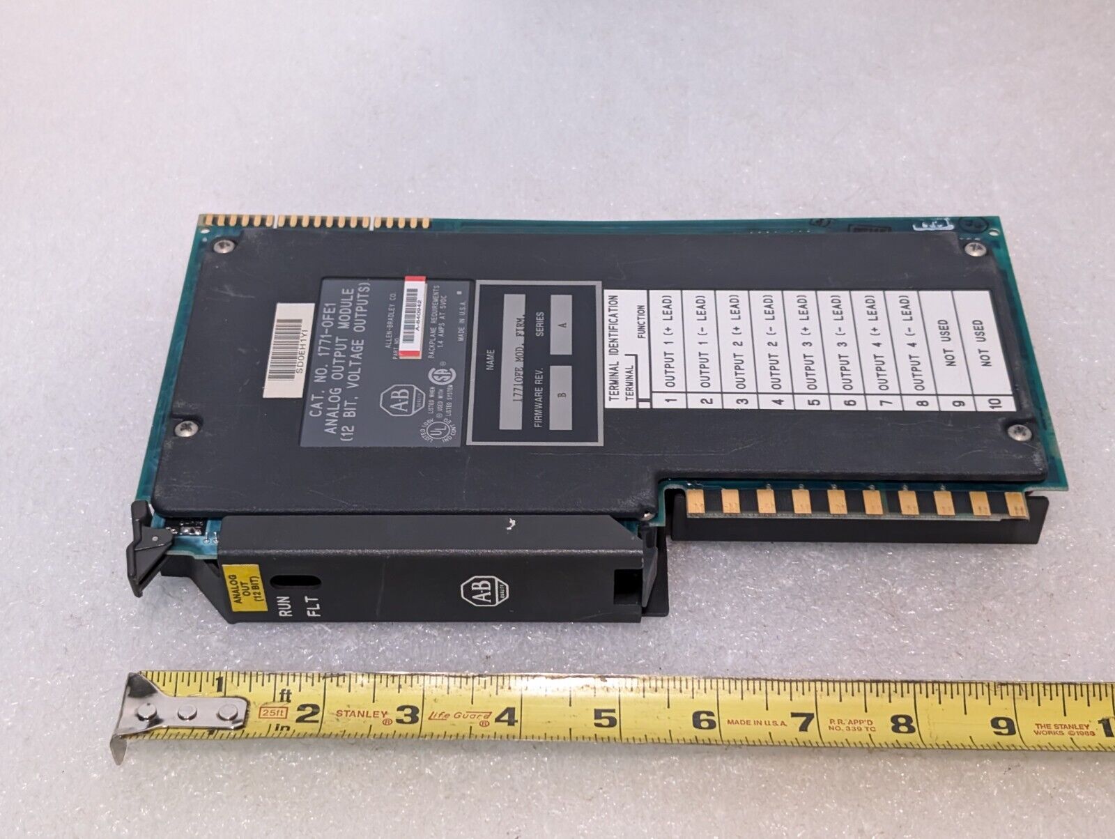 Allen Bradley 1771-OFE1/A Analog Output Module, 4 Channel, Series A - Free Ship
