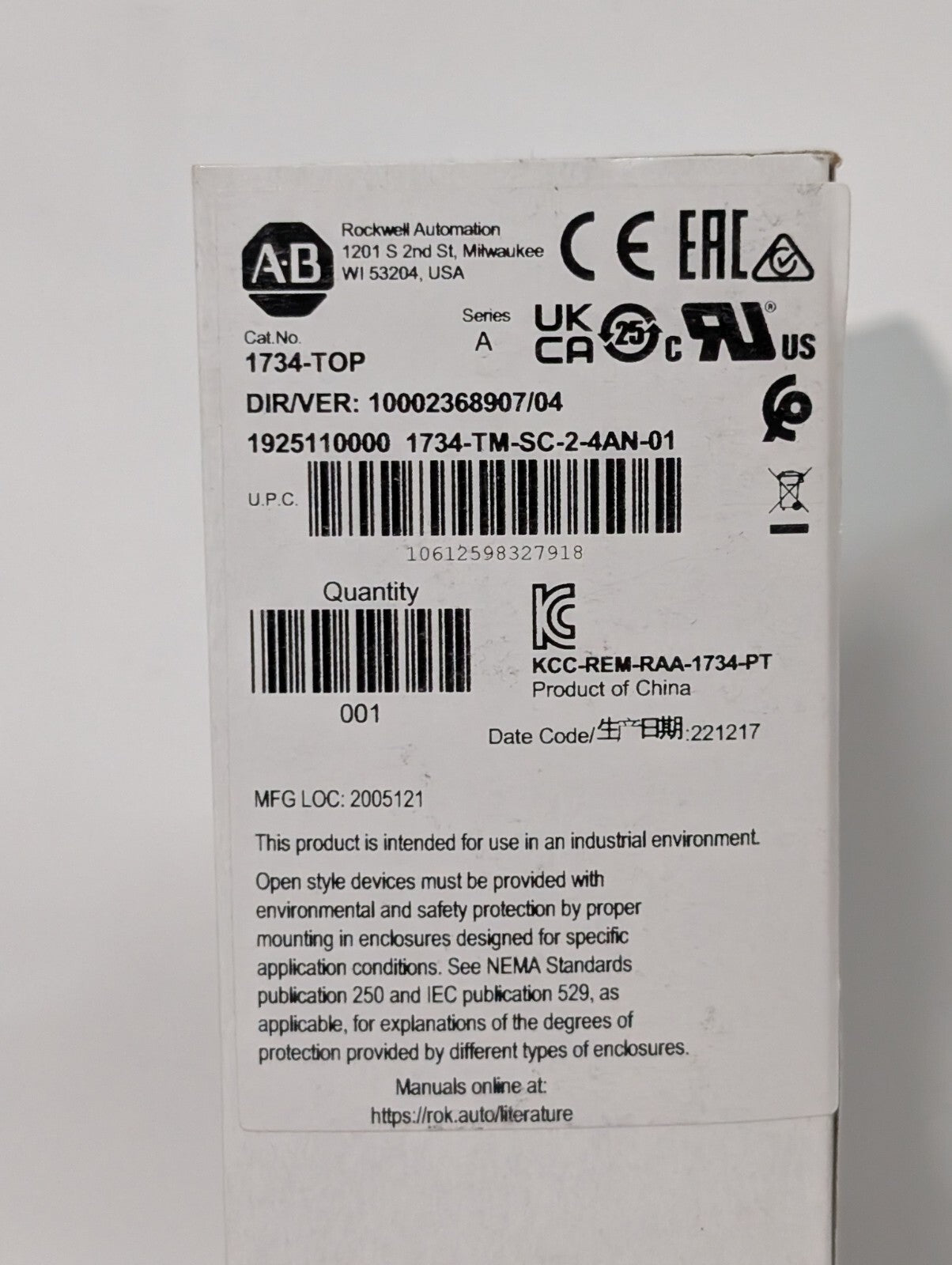 (11) Allen-Bradley 1734-TOP /A POINT I/O Screw Terminal Base 1734TOP New Sealed