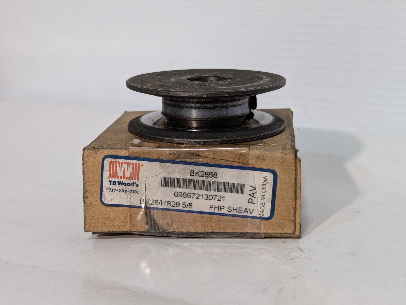 TB Wood's BK2858 FHP Pully Sheave 5/8" Bore, BK28/HB29