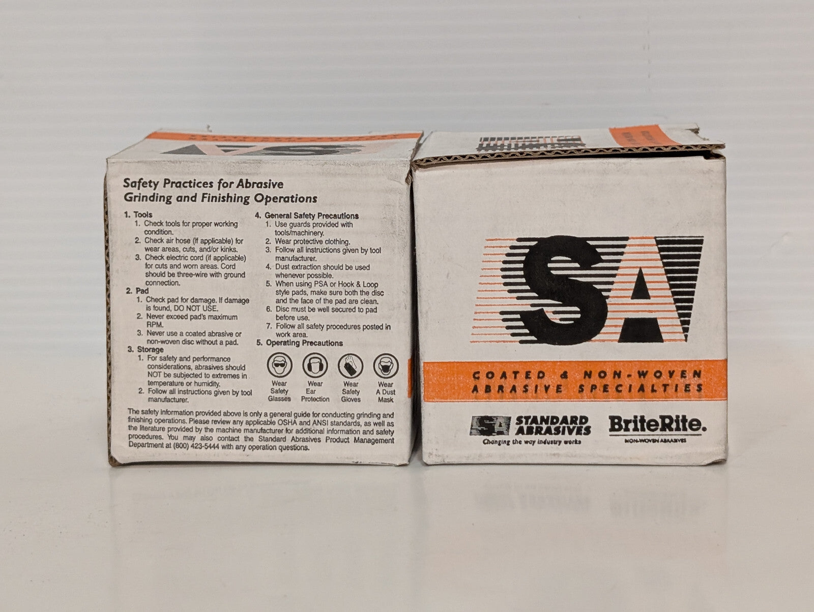 Standard Abrasives 717851 Straight Cartridge Rolls 1/8x1x5/64, 240 AO-RBD 100 Ct