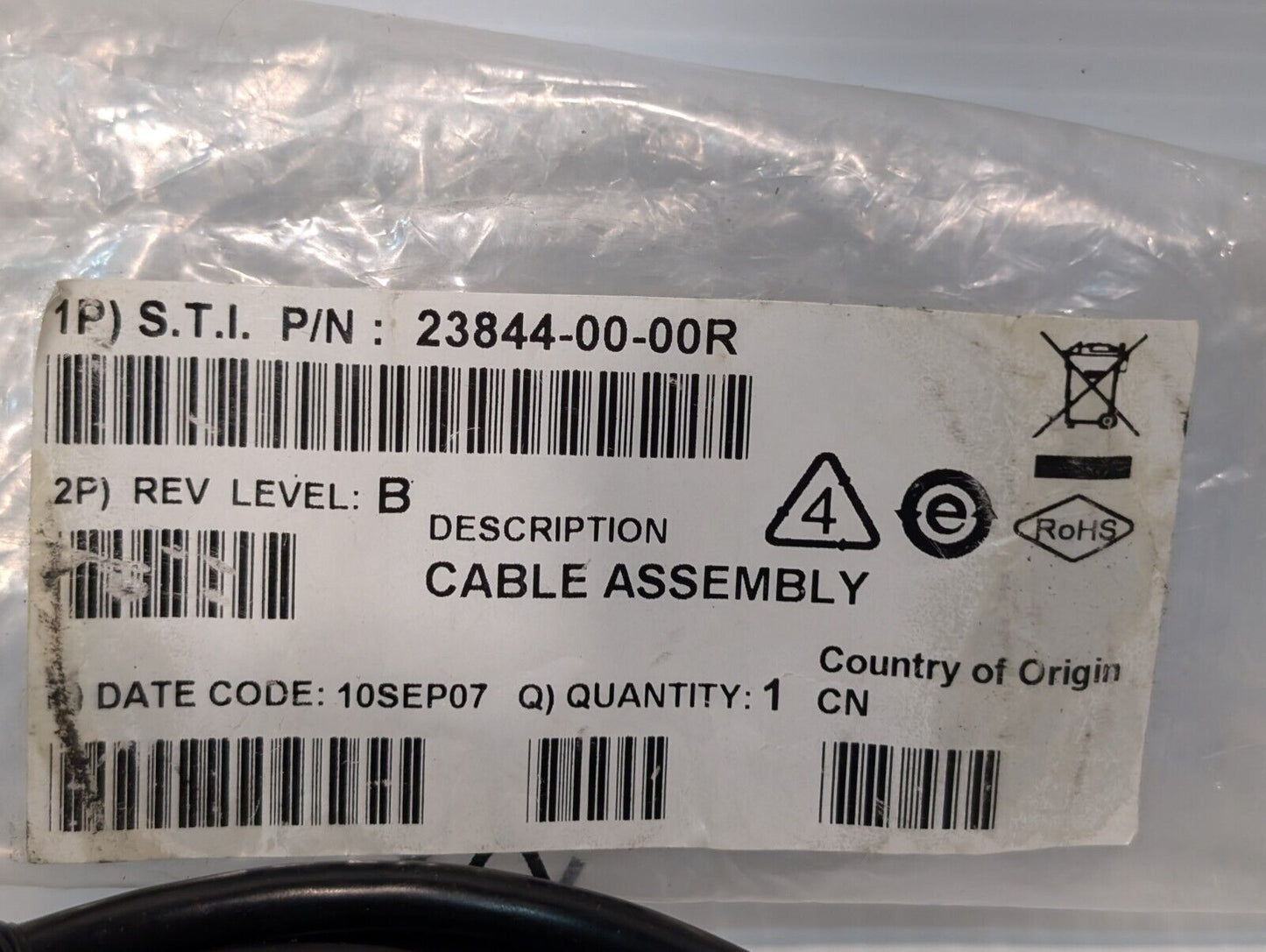 Symbol 50-14001-001R Power Adaptor, 100-250V, 1A Max, 47-63Hz - Free Shipping