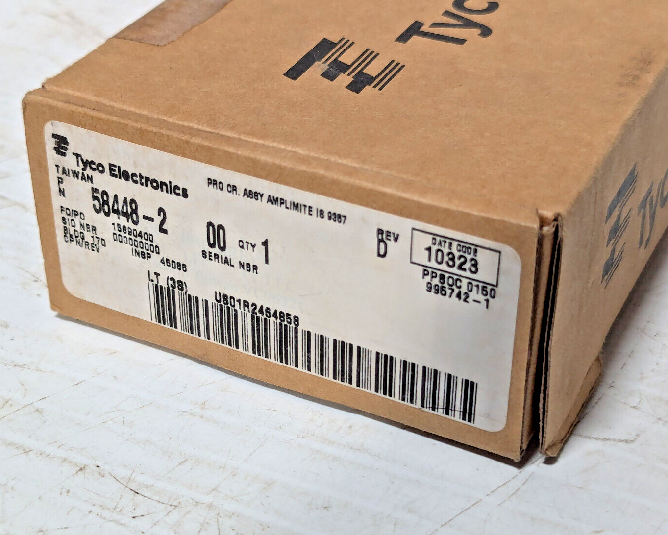 Tyco Electroics 58448-2 AMP Hand Pro Crimper II, Die Assembly, CSC 327833