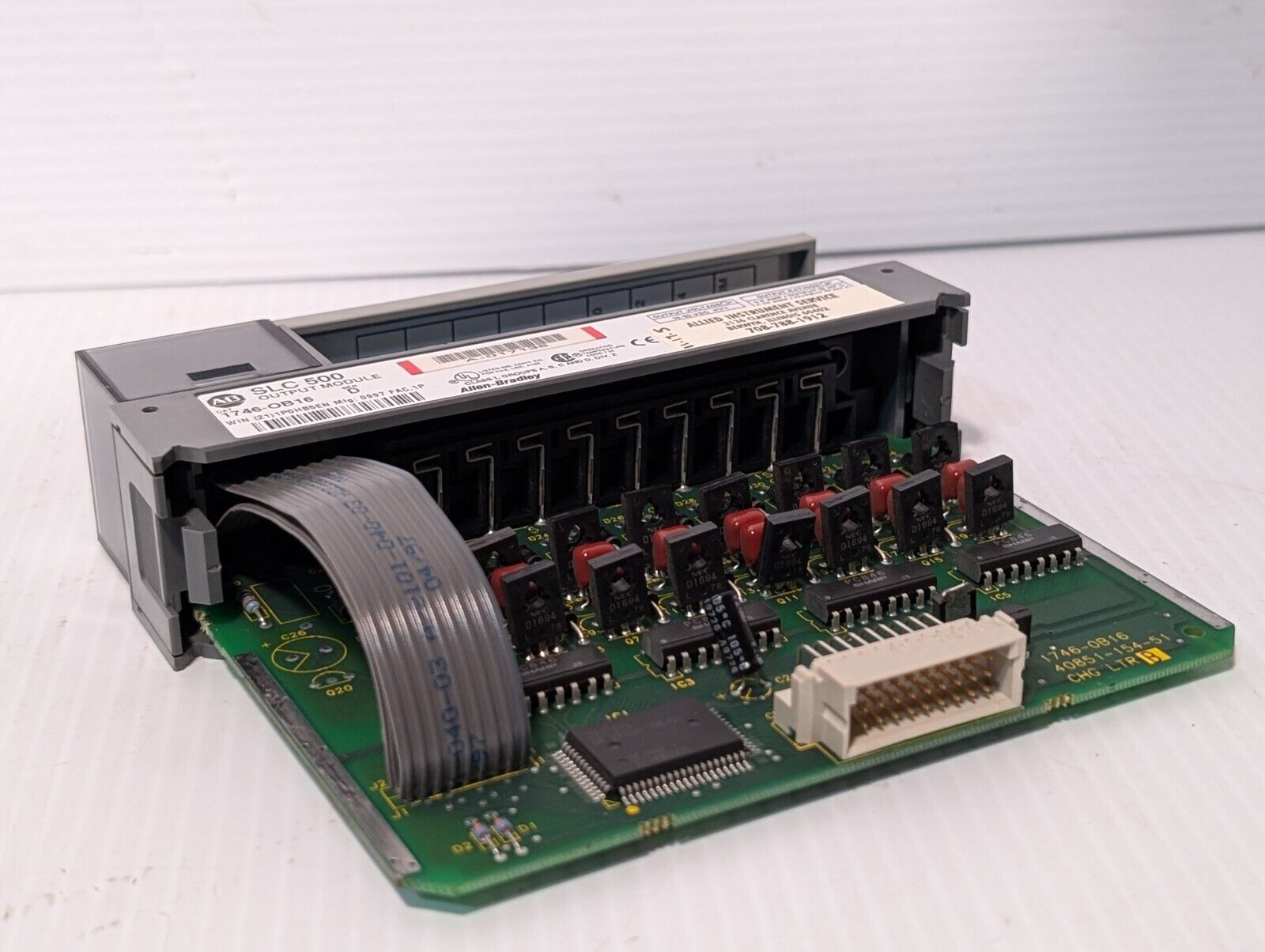 Allen Bradley 1746-OB16 SLC 500 Output Module Memory Ethernet - Free Shipping
