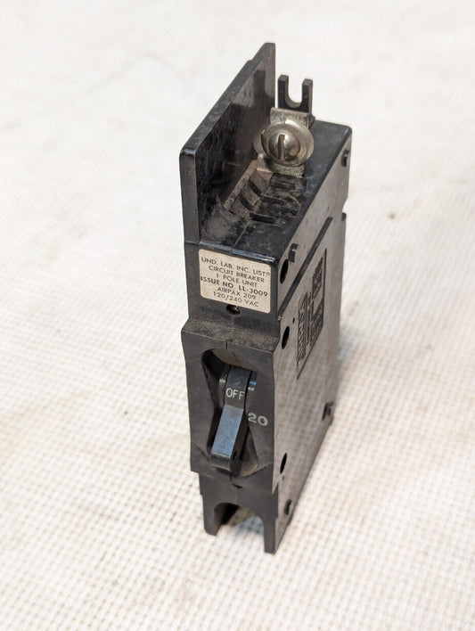 Airpax 209-1-1-6.3F-3-4-20 Circuit Breaker, 20A, 120/240VAC, 1P - Free Shipping