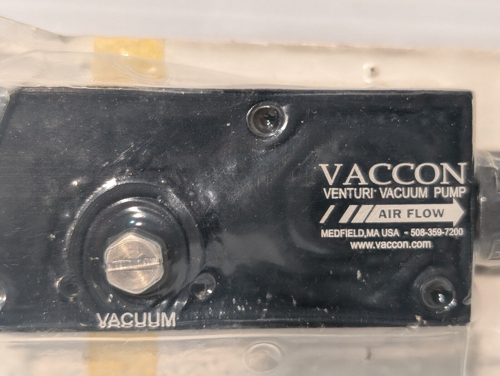 Vaccon, FastVac VP20-90M Fast-break Blow-off Vacuum Pump - Free Shipping