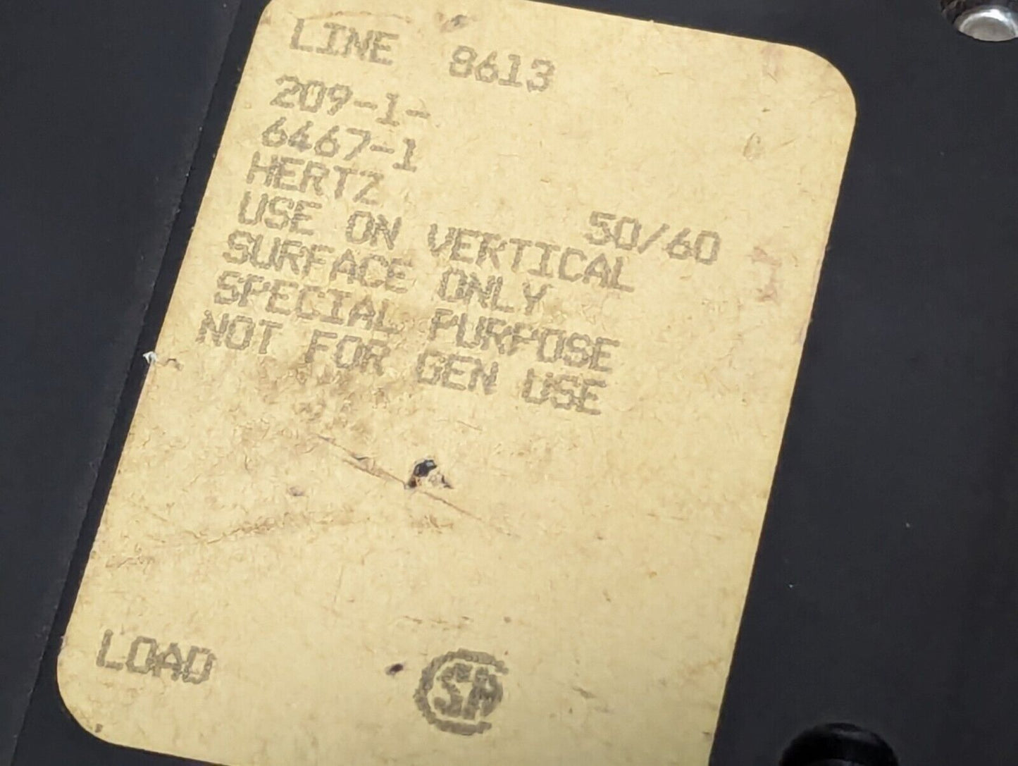 Airpax 209-1-6467-1 Circuit Breaker, 5A, 120/240V, 1-Pole - Free Shipping